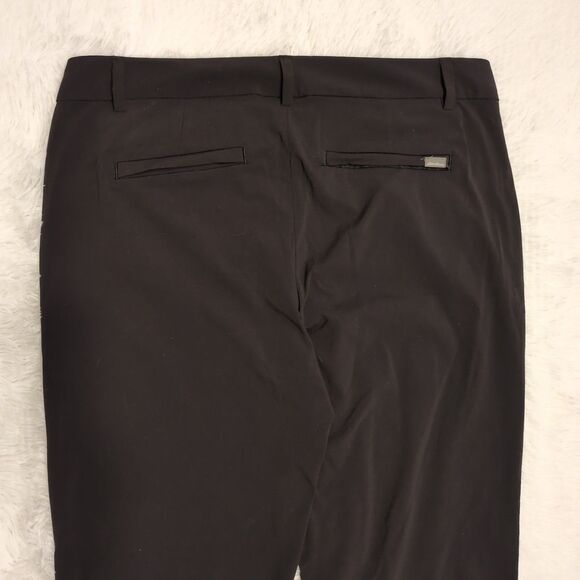 Eddie Bauer Travex Ankle Pants Womens 8‎ Black Nylon Stretch Pocket Outdoor Hike - Picture 11 of 14